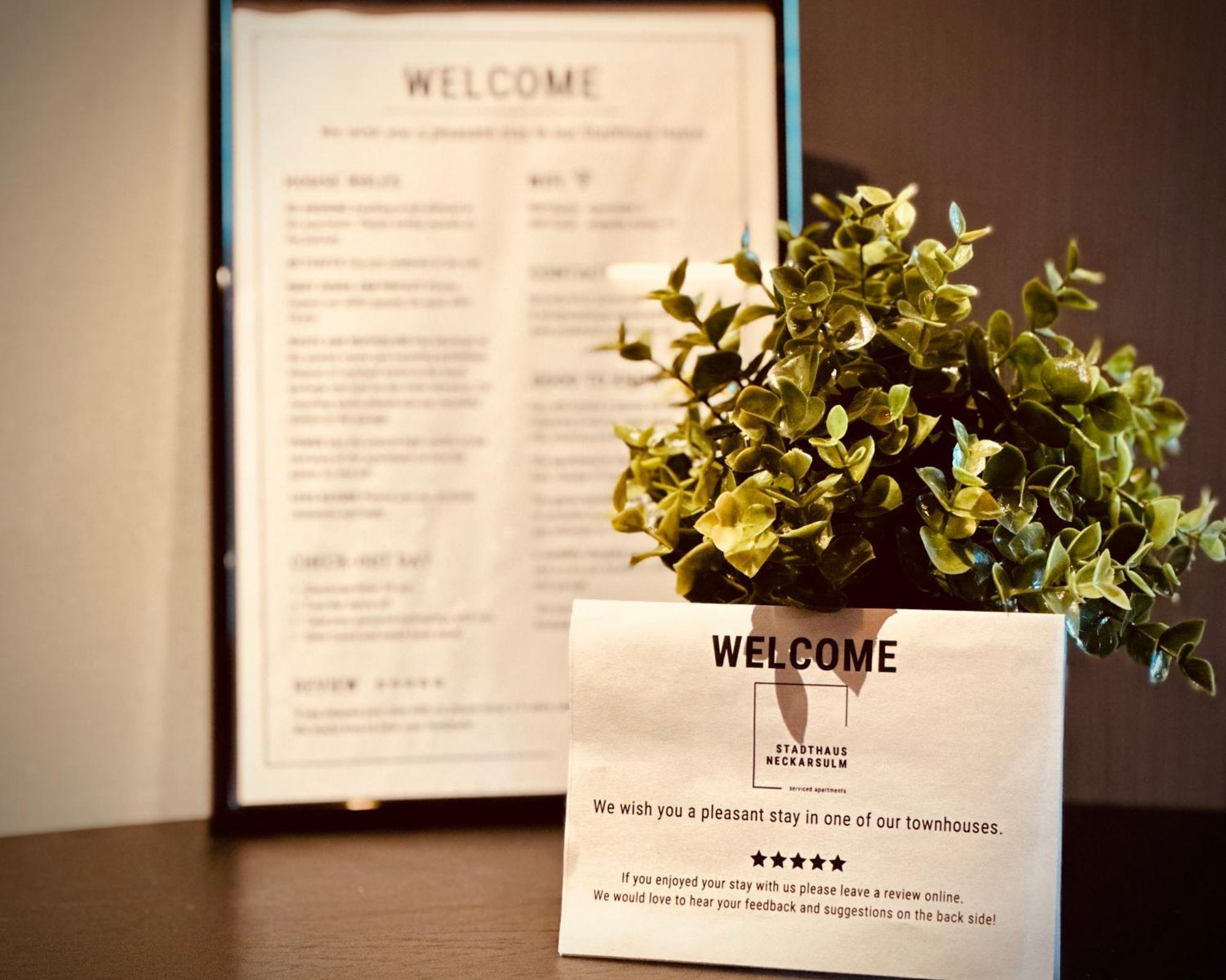 Stadthaus Neckarsulm Serviced Apartments - Stadthaus Heiner ภายนอก รูปภาพ