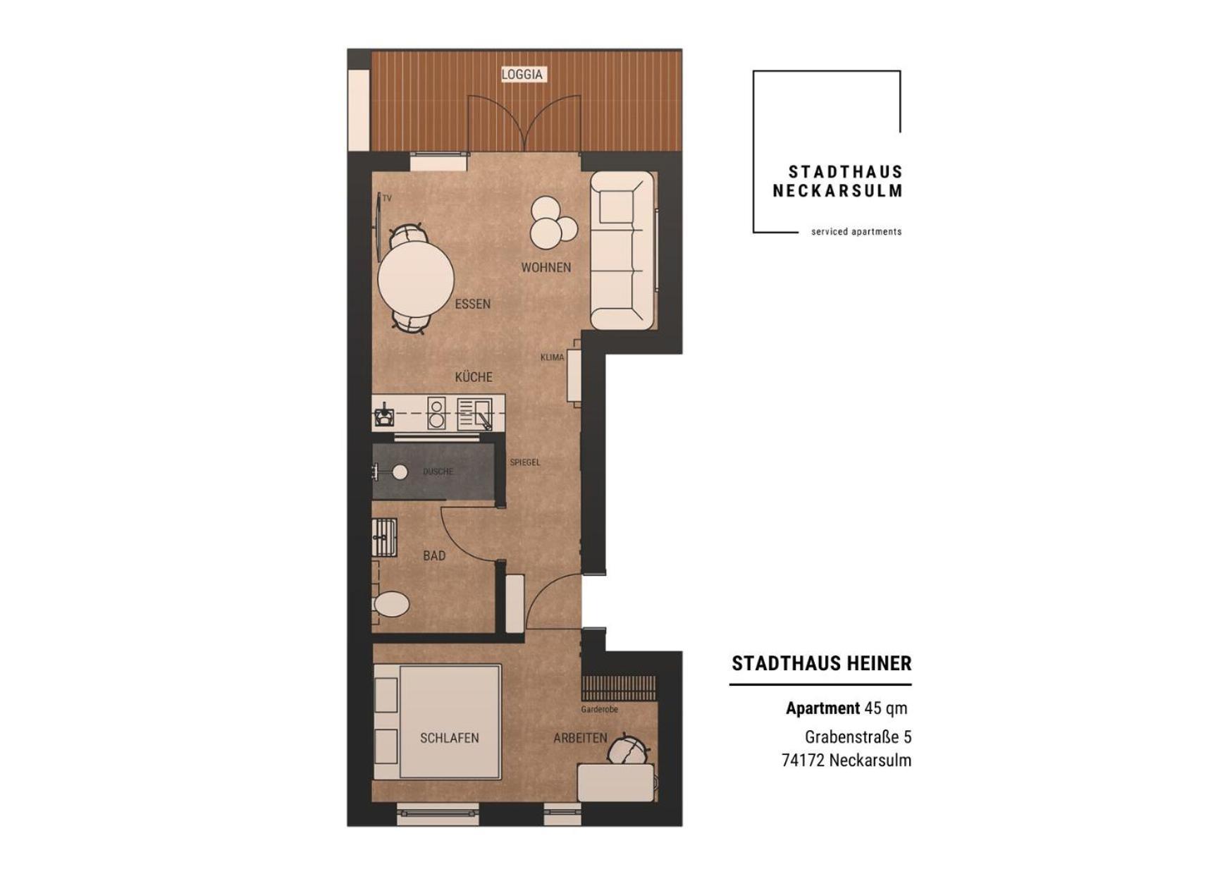 Stadthaus Neckarsulm Serviced Apartments - Stadthaus Heiner ภายนอก รูปภาพ